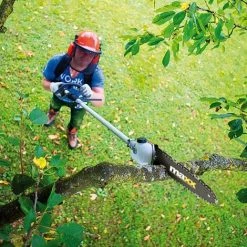 Outil Multifonction - 5 Extensions - Scie à Chaîne/ Débroussailleuse - Essence - Jaune - MaxxGarden -Scie électrique portative Soldes 54009662 3