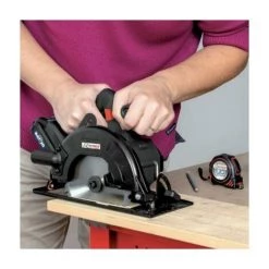 RIBIMEX Scie Circulaire 165mm R-BAT20 20v Avec Batterie Et Chargeur -Scie électrique portative Soldes 54069817 3