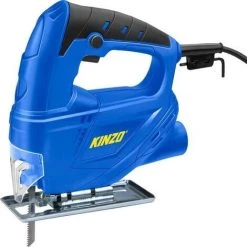 Kinzo Scie Sauteuse - 230V - 400W - Avec Aspiration - Bleu