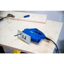 Kinzo Scie Sauteuse - 230V - 400W - Avec Aspiration - Bleu -Scie électrique portative Soldes 54135569 5