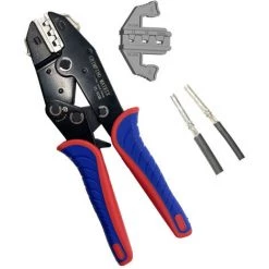 SUPERSELLER Pince à Sertir Et Coupe Cable électroportatif Pince à Sertir à Changement Rapide 2.5-6mm² (14-10 AWG) Pince à Sertir Multifonction à Cliquet Pour Bornes De Connexion Photovoltaïques -Scie électrique portative Soldes 54871499 2