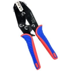 SUPERSELLER Pince à Sertir Et Coupe Cable électroportatif Outil De Sertissage à Changement Rapide 05-6 Mm² (20-10 AWG) Pince à Sertir Multifonction à Cliquet Pour Bornes Et Prises Non Isolées