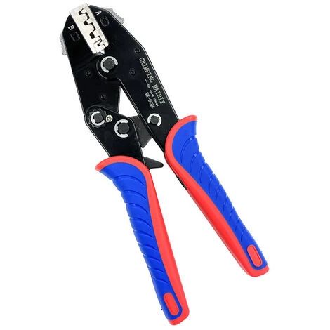 SUPERSELLER Pince à Sertir Et Coupe Cable électroportatif Outil De Sertissage à Changement Rapide 05-6 Mm² (20-10 AWG) Pince à Sertir Multifonction à Cliquet Pour Bornes Et Prises Non Isolées 1 SUPERSELLER Pince à Sertir Et Coupe Cable électroportatif Outil De Sertissage à Changement Rapide 05-6 Mm² (20-10 AWG) Pince à Sertir Multifonction à Cliquet Pour Bornes Et Prises Non Isolées