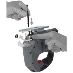 POWER PLUS Scie Sauteuse 710W -Scie électrique portative Soldes 5516846 5