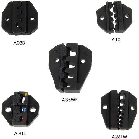 Betterlife Pince à Sertir Pour Câbles - Avec 5 Mâchoires Interchangeables - Un Tournevis - Pince à Sertir Outil De Sertissage - Un étui De Rangement 4 Betterlife Pince à Sertir Pour Câbles - Avec 5 Mâchoires Interchangeables - Un Tournevis - Pince à Sertir Outil De Sertissage - Un étui De Rangement – Image 4