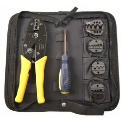 Betterlife Pince à Sertir Pour Câbles - Avec 5 Mâchoires Interchangeables - Un Tournevis - Pince à Sertir Outil De Sertissage - Un étui De Rangement 9 Betterlife Pince à Sertir Pour Câbles - Avec 5 Mâchoires Interchangeables - Un Tournevis - Pince à Sertir Outil De Sertissage - Un étui De Rangement -Scie électrique portative Soldes 55298690 5