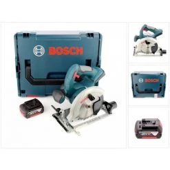 Bosch GKS 18 V-LI Professional 18 V Scie Circulaire Sans Fil Avec Boîtier L-Boxx + 1x Batterie GBA 5,0 Ah Li-lon- Sans Chargeur -Scie électrique portative Soldes 55358706 4