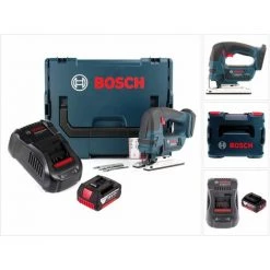 Bosch GST 18 V-LI B Professional Scie Sauteuse Sans Fil 18V + 1x Batterie 5,0Ah + Chargeur + Coffret L-Boxx -Scie électrique portative Soldes 55358714 4