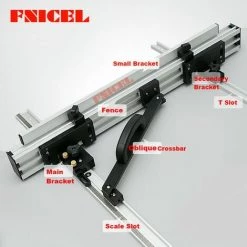JMAX 800mm Alliage D'aluminium Ensemble De Clôture De Guide De Scie Circulaire électrique -Scie électrique portative Soldes 55413297 5