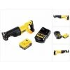 Dewalt DCS 380 18 V Scie Sabre Sans Fil + 1x Batterie DCB 184 5,0 Ah Li-Ion + Chargeur DCB 105