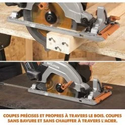 EVOLUTION Scie Circulaire Sans Fil R165CCS-LI Avec Batterie Lithium 4Ah 9 EVOLUTION Scie Circulaire Sans Fil R165CCS-LI Avec Batterie Lithium 4Ah -Scie électrique portative Soldes 56103556 5