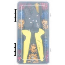 Cisea Le Kit D'outils De Sertissage De Pinces à Bornes Isolées Comprend Un Sertissage à Cliquet 24-14 AWG 280 Connecteurs De Bornes De Fil Isolés 40 Attaches De Câble -Scie électrique portative Soldes 57162457 3