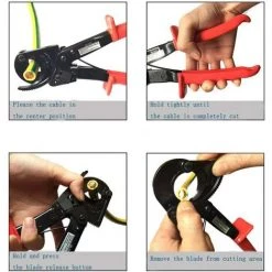 FONTAINEBLEAU HS-520A Coupe-câble à Cliquet Auto-ajustable Jusqu'à 400 Mm² Max En Aluminium Et Cuivre,Coupe-boulons Isolés Pour Engrenages, Rouge, Une Pièce,Fonepro 9 FONTAINEBLEAU HS-520A Coupe-câble à Cliquet Auto-ajustable Jusqu'à 400 Mm² Max En Aluminium Et Cuivre,Coupe-boulons Isolés Pour Engrenages, Rouge, Une Pièce,Fonepro -Scie électrique portative Soldes 57213425 5