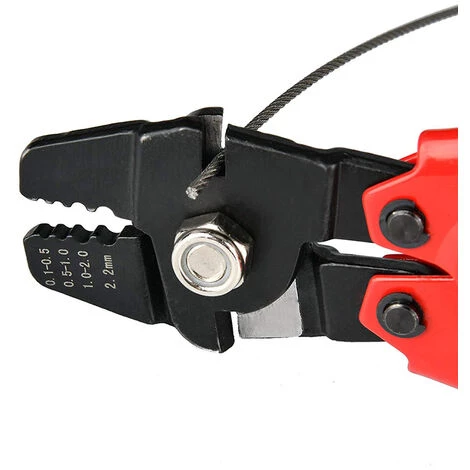 FONTAINEBLEAU Outil De Coupe Professionnel Pour Câble Métallique, 0,6 Cm, Outil à Sertir En Acier Au Carbone,rouge, Une Pièce,Fonepro 5 FONTAINEBLEAU Outil De Coupe Professionnel Pour Câble Métallique, 0,6 Cm, Outil à Sertir En Acier Au Carbone,rouge, Une Pièce,Fonepro – Image 5