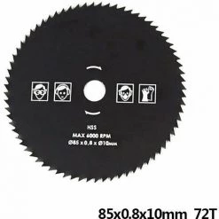 MONLY Feuilles Coupées En Alliage Circulaire De 85 MM En HSS 5pcs -Scie électrique portative Soldes 57218766 3