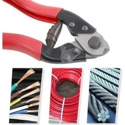 FONTAINEBLEAU Acier Inoxydable Protable Câble Métallique De Précision Vélo Coupe-câble Pour Câble De Coupe Balustrade Balustrade Bricolage Platelage Vêtements Treuils Ligne，rouge, Une Pièce，Fonepro -Scie électrique portative Soldes 57238982 3