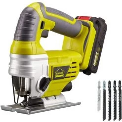 Scie Sauteuse 20V Li-Ion(1*2Ah) ,DEWINNER ,5pcs Lames-VPCD2245