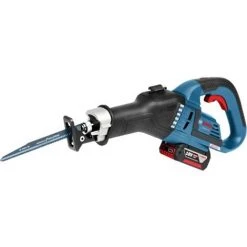 Bosch Scie Sabre Sans Fil GSA 18 V 32 Professional, Lame De Scie S1130CF 230 Mm Coffret 06016A8104 Solo Sans Batterie, Ni Chargeur