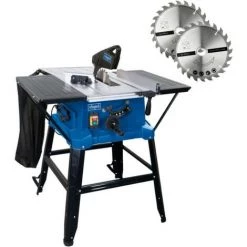 Scie Circulaire Sur Table SCHEPPACH - 254 Mm - 2000W - 3 Extensions - 1 Sac Collecteur - 2 Lames - HS250L