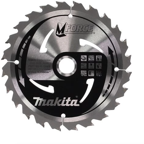 Makita M-FORCE Lame De Scie Circulaire Pour Bois 165 X 20 X 2 Mm, 24 Dents ( B-32007 ) 2 Makita M-FORCE Lame De Scie Circulaire Pour Bois 165 X 20 X 2 Mm, 24 Dents ( B-32007 ) – Image 2