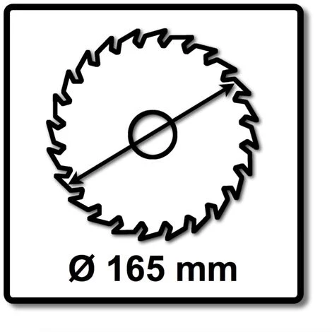 Makita M-FORCE Lame De Scie Circulaire Pour Bois 165 X 20 X 2 Mm, 24 Dents ( B-32007 ) 3 Makita M-FORCE Lame De Scie Circulaire Pour Bois 165 X 20 X 2 Mm, 24 Dents ( B-32007 ) – Image 3