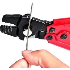 CHANCEY Pince A Sertir Per Fil De Peche Outil De Sertissage De Cable Acier 2,2mm Crimping Tool Kit Sertisseur Manchons Crimper Pince Coupe，SEMAket,rouge -Scie électrique portative Soldes 57772733 5