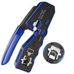 CHANCEY Outils à Sertir RJ45 CAT5e CAT6,SEMAket,bleu,1 Pièce -Scie électrique portative Soldes 57772739 3