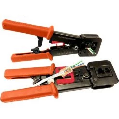 CHANCEY Passez à Travers Outil De Sertissage RJ45 (pour Connecteur Réseau Internet) (outil Seulement)SEMAket,orange -Scie électrique portative Soldes 57772745 3