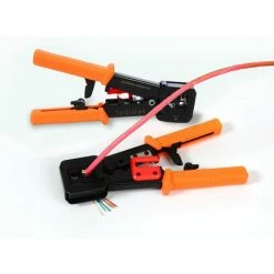 CHANCEY Passez à Travers Outil De Sertissage RJ45 (pour Connecteur Réseau Internet) (outil Seulement)SEMAket,orange -Scie électrique portative Soldes 57772745 4