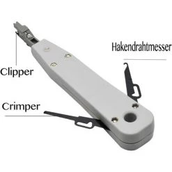 CHANCEY Outil De Montage Pour Boîte Réseau, Zones De Brassage, Boîte De Montage Et Boîtier Encastré, Câble De Raccordement Avec Coupe Fil,SEMAket,gris -Scie électrique portative Soldes 57772756 4