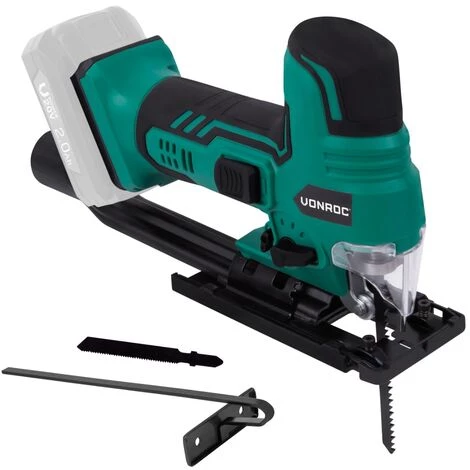VONROC Scie Sauteuse VPower 20V – Poignée Canon Ergonomique – Vitesse Et Angle Ajustable – 2 Lames De Scie – Batterie Et Chargeur Excl. 2 VONROC Scie Sauteuse VPower 20V – Poignée Canon Ergonomique – Vitesse Et Angle Ajustable – 2 Lames De Scie – Batterie Et Chargeur Excl. – Image 2