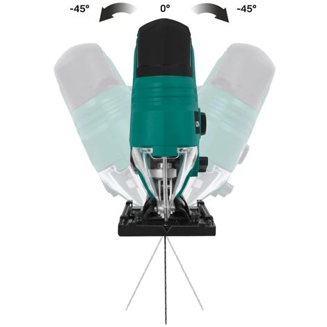 VONROC Scie Sauteuse VPower 20V – Poignée Canon Ergonomique – Vitesse Et Angle Ajustable – 2 Lames De Scie – Batterie Et Chargeur Excl. 3 VONROC Scie Sauteuse VPower 20V – Poignée Canon Ergonomique – Vitesse Et Angle Ajustable – 2 Lames De Scie – Batterie Et Chargeur Excl. – Image 3