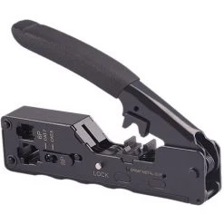 FR-LIFE BR-Vie Outil De Réseau RJ11 RJ45, Outils De Réparation De Testeur De Câble Coupe-fil, Sertissage De Prise à Sertir, Pince à Dénuder Cat5 Cat6 Cat6e(Noir) -Scie électrique portative Soldes 58249892 2