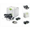 Festool HKC 55 EB-Basic Scie Circulaire à Capot Basculant Sans Fil, Sans Balai 18 V, 160 Mm + 1x Batterie 3,1 Ah + Systainer - Sans Chargeur (576163)
