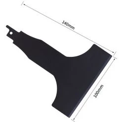 TANCYCO Scies Alternatives De 140 Mm De Longueur Scies Sabres Pelle Maison Ménage Pelle De Nettoyage électrique HCS Grattoir Pour Carrelage Sol Boue Soudage Laitier Nettoyage Dérouillage (lame De 50 Mm) -Scie électrique portative Soldes 58382893 5