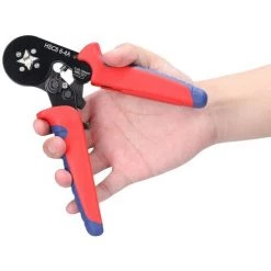 AIDUCHO HSC8 6-4 0.25-10mm2 AWG23-7 Ferrule Kit D'outils De Sertissage Haute Dureté Pince à Sertir - Manche Rouge Et Bleu -Scie électrique portative Soldes 58384664 3