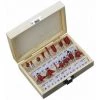 RANIPOBO 15PCS 8 Mm Rouge Fraise Foret Defonceuse Coupe Carbure Tungstene Gravure Fraises A Bois En Metal Bois De Coupe Outil