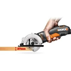 WORX Scie Circulaire 400W, WX423.1 Guide Parallèle Scie Circulaire -Scie électrique portative Soldes 58757693 5