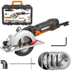 WORX Scie Circulaire 500W, WX439.2 4200 RPM