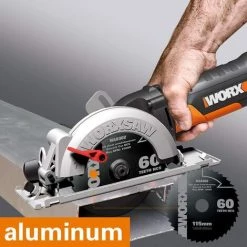 WORX Scie Circulaire 500W, WX439.2 4200 RPM -Scie électrique portative Soldes 58757701 3