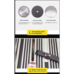 GOJOY 4500 Tr/min Mini Scie à Table Coupe à La Main Scie à Table Scie Circulaire Outils De Style Architectural Bricolage Planche Métal Acier Coupe 7 GOJOY 4500 Tr/min Mini Scie à Table Coupe à La Main Scie à Table Scie Circulaire Outils De Style Architectural Bricolage Planche Métal Acier Coupe -Scie électrique portative Soldes 59166051 3