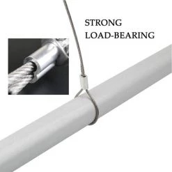 CHANCEY Manchon Aluminium Câble,SEMAket 100 PCS Manchons à Sertir En Aluminium Boucle Sertissage Câble Clip Ferrules En Doubles Clips De Boucle De Sertissage Avec Embouts Pour Câbles En Acier Câble Métallique 1,5 Mm -Scie électrique portative Soldes 59283822 3