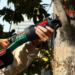 Scie Sabre Sans Fil 18V HYCHIKA, Vitesses Réglables 0-2800SPM, Idéal Pour Coupe De Bois, Branches, Métal (Avec 1 Batteries 4Ah) -Scie électrique portative Soldes 59429909 5