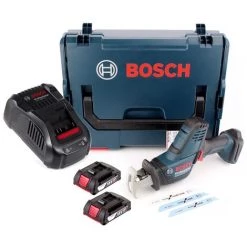 Bosch GSA 18V-LI C Scie Sabre Sans Fil 18V + 2x Batteries 2,0Ah + Coffret L-Boxx + Chargeur -Scie électrique portative Soldes 59550186 3