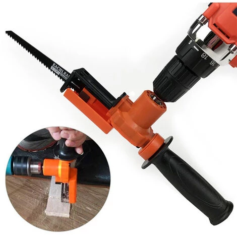 LIFCAUSAL Perceuse électrique Ménage Pratique Scie électrique Modifiée Scie Alternative électrique Perceuse électrique Portable Dans Un Outil De Coupe Pour Le Travail Du Bois Saber-Saw 2 LIFCAUSAL Perceuse électrique Ménage Pratique Scie électrique Modifiée Scie Alternative électrique Perceuse électrique Portable Dans Un Outil De Coupe Pour Le Travail Du Bois Saber-Saw – Image 2