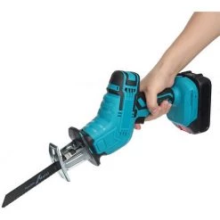 JMAX Scie Sabre à Batterie Scie Alternative électrique Sans Fil Avec 4×Lames De Scie, 2×Batteries -Scie électrique portative Soldes 59851714 3