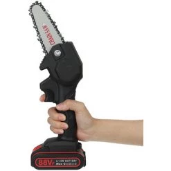 JMAX Tronçonneuse à Batterie 4 Pouces 88V Avec Batterie Portable Scie Électrique Jardin Logging -Scie électrique portative Soldes 60091786 3