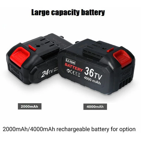 LITZEE Scie à Chaîne électroportative Mini Tronçonneuse Sans Fil De 4 Pouces, 1X4000mAh - 1X4000mAh Scie à Chaîne électroportative 4 LITZEE Scie à Chaîne électroportative Mini Tronçonneuse Sans Fil De 4 Pouces, 1X4000mAh - 1X4000mAh Scie à Chaîne électroportative – Image 4