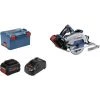 Bosch Professional BITURBO GKS 18V-68 GC Scie Circulaire Portative Sans Fil 190 Mm + Mallette, + 2 Batteries, + Chargeu