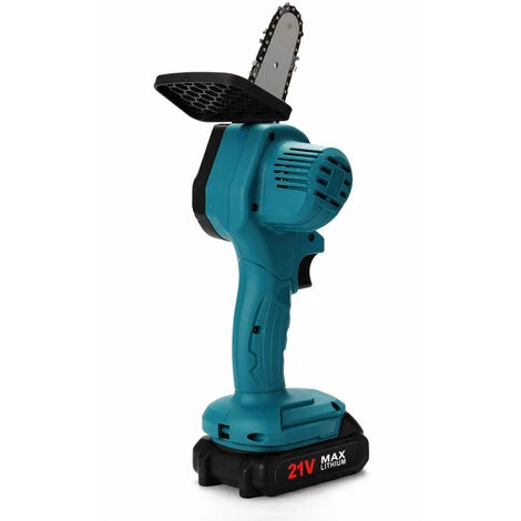 LITZEE Scie à Chaîne électroportative Scie D'élagage électrique Portable Petites Scies électriques Rechargeables Pour Le Travail Du Bois Scie électrique à Une Main Exploitation Forestière Mini Scie à Chaîne électrique Brossée, Prise Britannique Scie à Cha 5 LITZEE Scie à Chaîne électroportative Scie D'élagage électrique Portable Petites Scies électriques Rechargeables Pour Le Travail Du Bois Scie électrique à Une Main Exploitation Forestière Mini Scie à Chaîne électrique Brossée, Prise Britannique Scie à Cha – Image 5